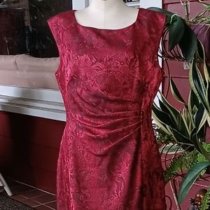 Tahari Red Dress